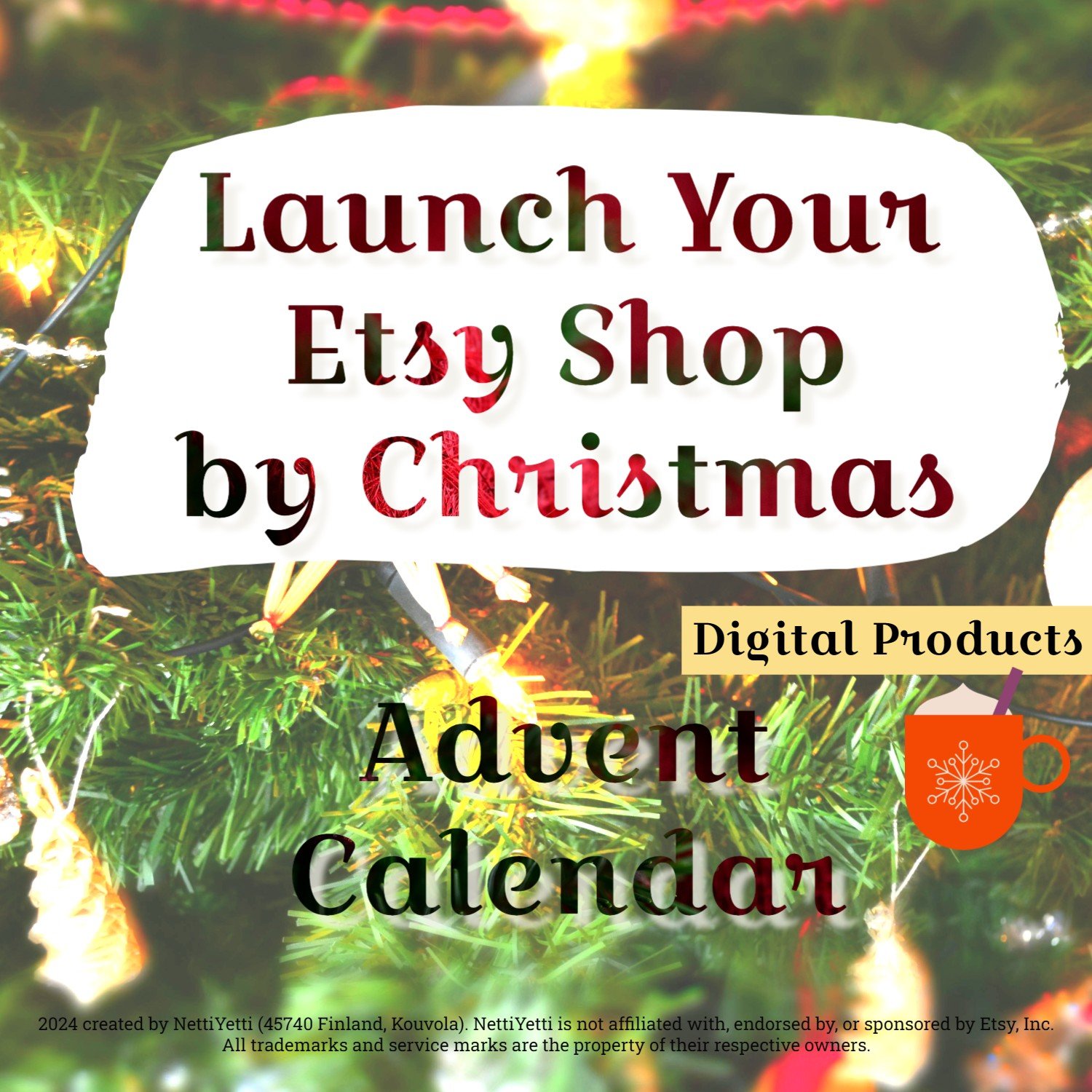 Business advent calendar - open Etsy Shop - Digital Products